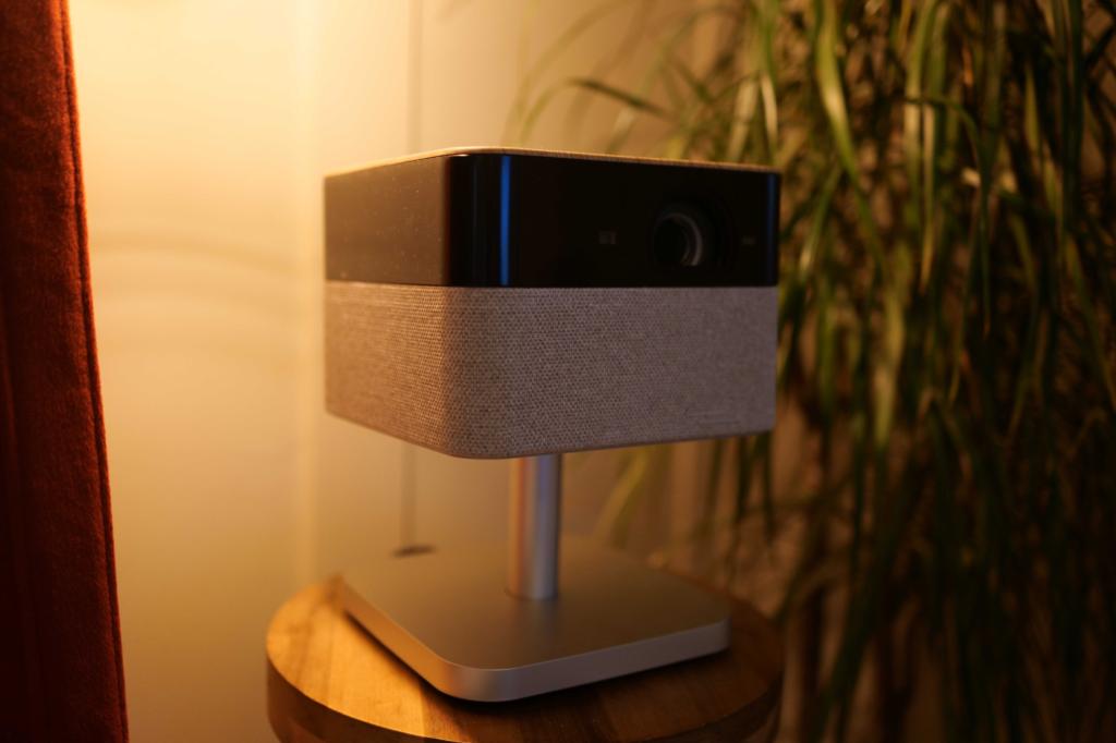 Epson Studio Projector Flex on bedside table
