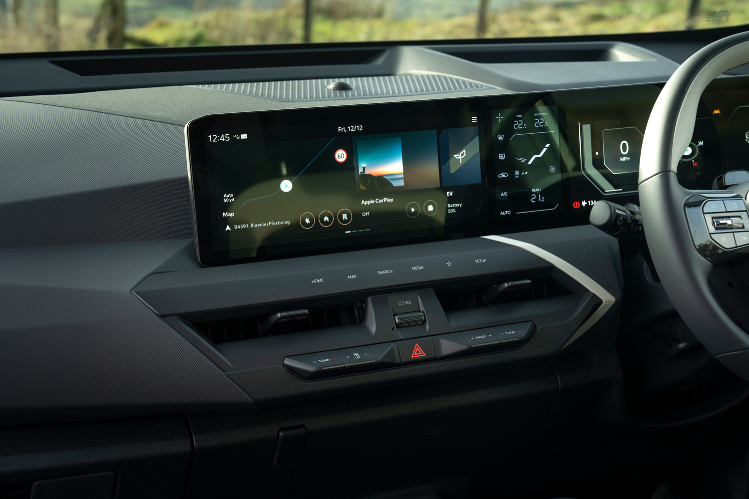 Kia EV5 drive infotainment