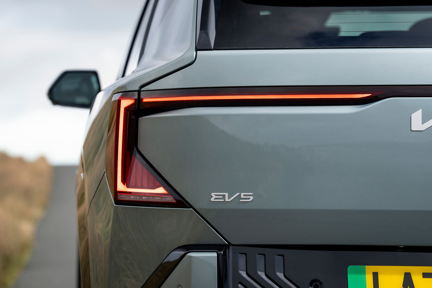 Kia EV5 drive rear lights