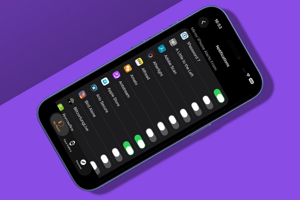Apple Watch app alerts