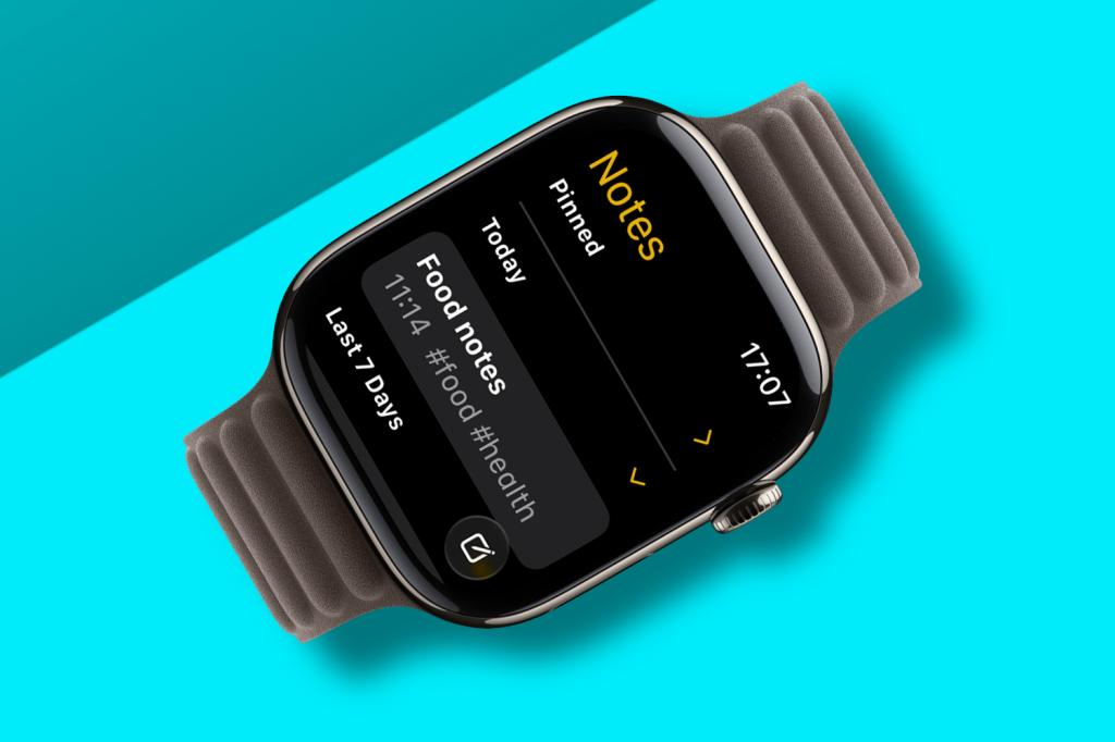 Apple Watch Notes app