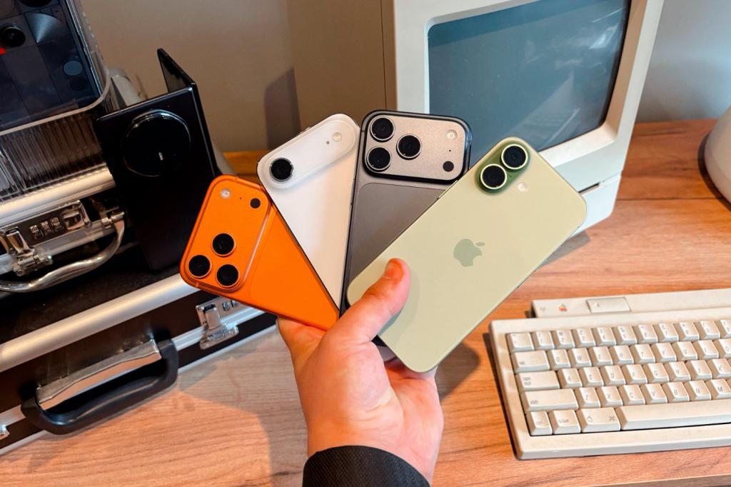 iPhone 17 Series being held in the hand