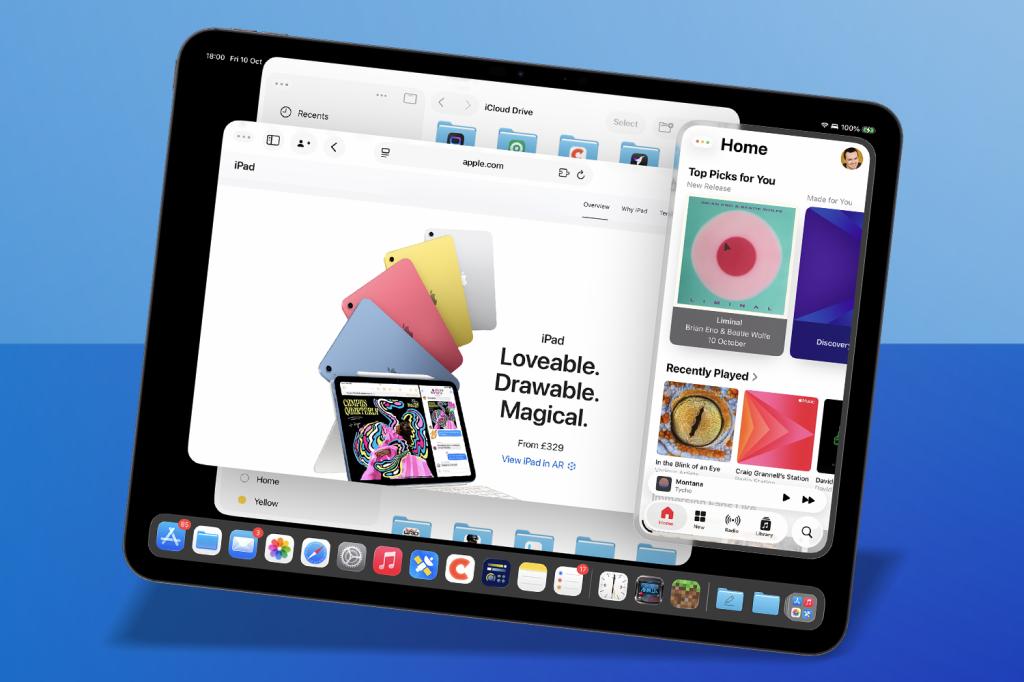 Slide Over on iPadOS 26.1