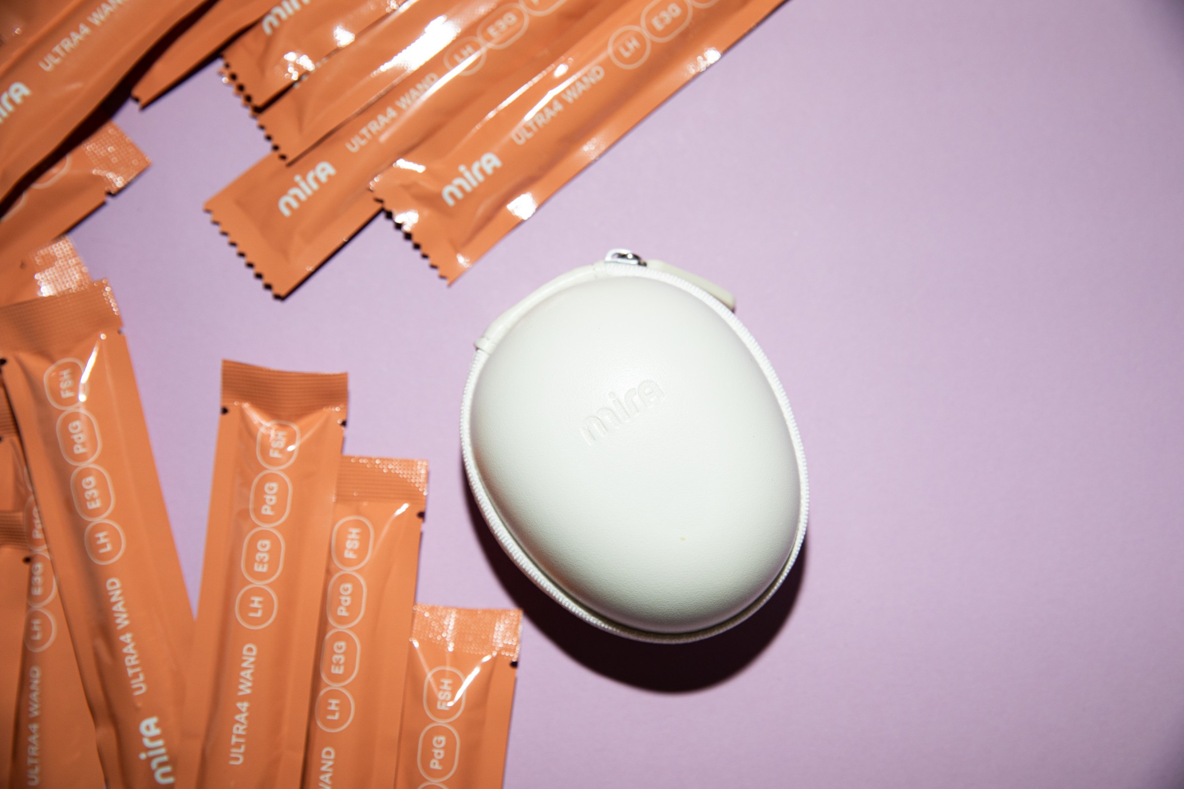 Close up of the Ultra4 wand and Mira carrying case