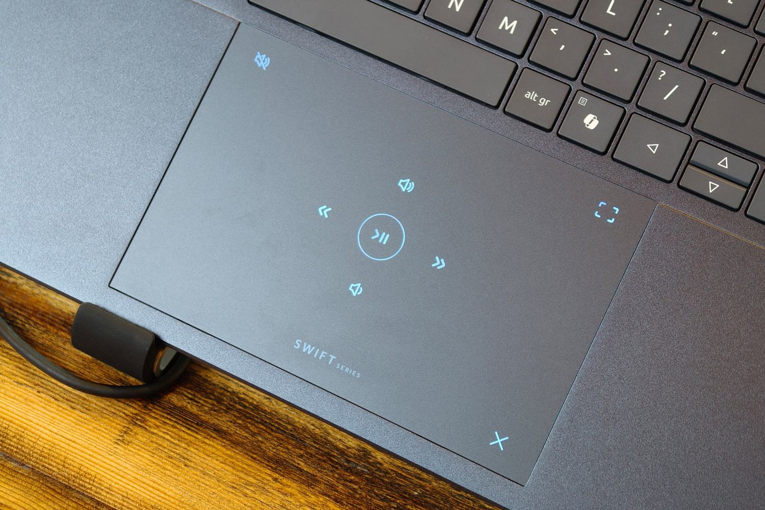 Acer Swift 16 Edge AI CES 2026 touchpad