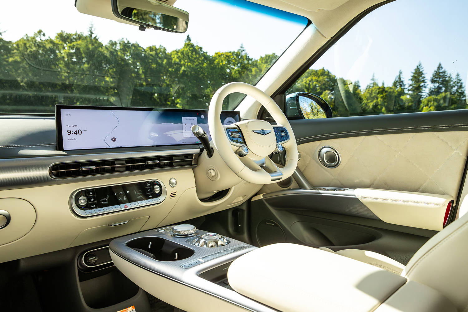 Genesis GV60 Performance drive 2026 dashboard