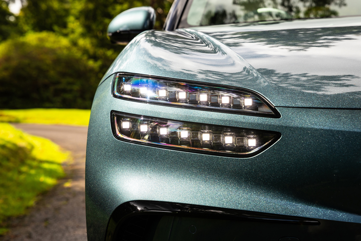 Genesis GV60 Performance drive 2026 headlights