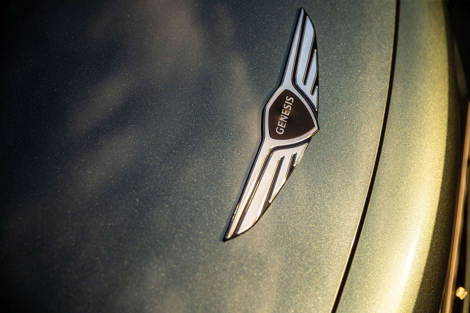 Genesis GV60 Performance drive 2026 nose badge