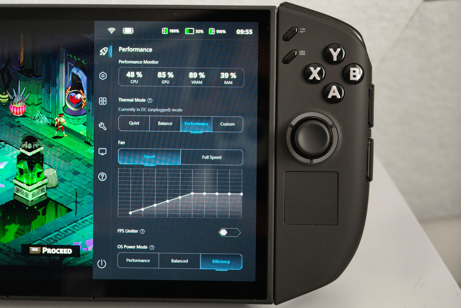 Lenovo Legion Go 2 review in-game overlay