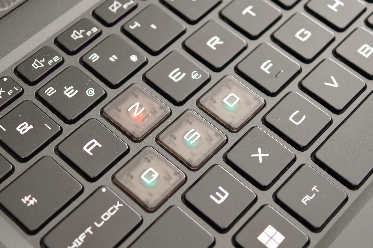 MSI Raider 16 Max HX CES 2026 WASD keys