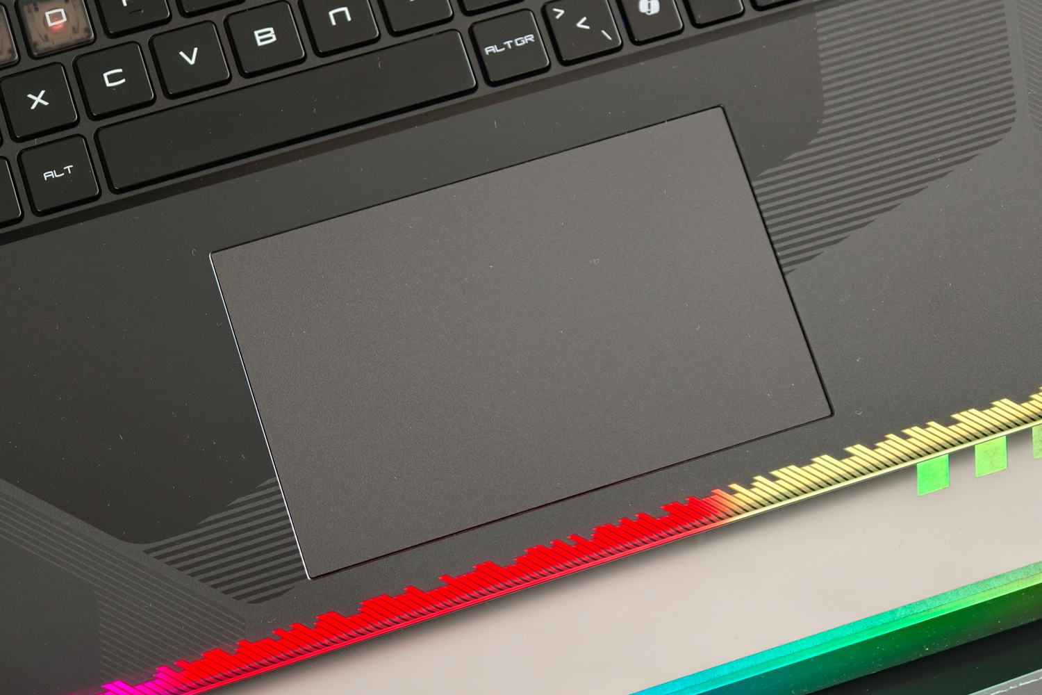 MSI Raider 16 Max HX CES 2026 touchpad