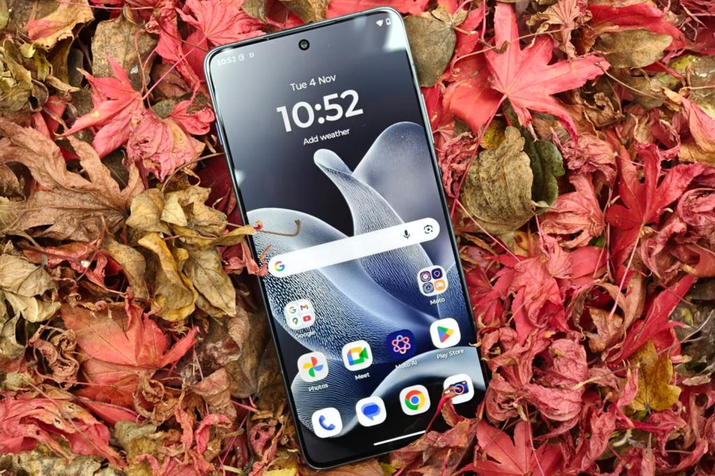 Motorola Edge 70 review front