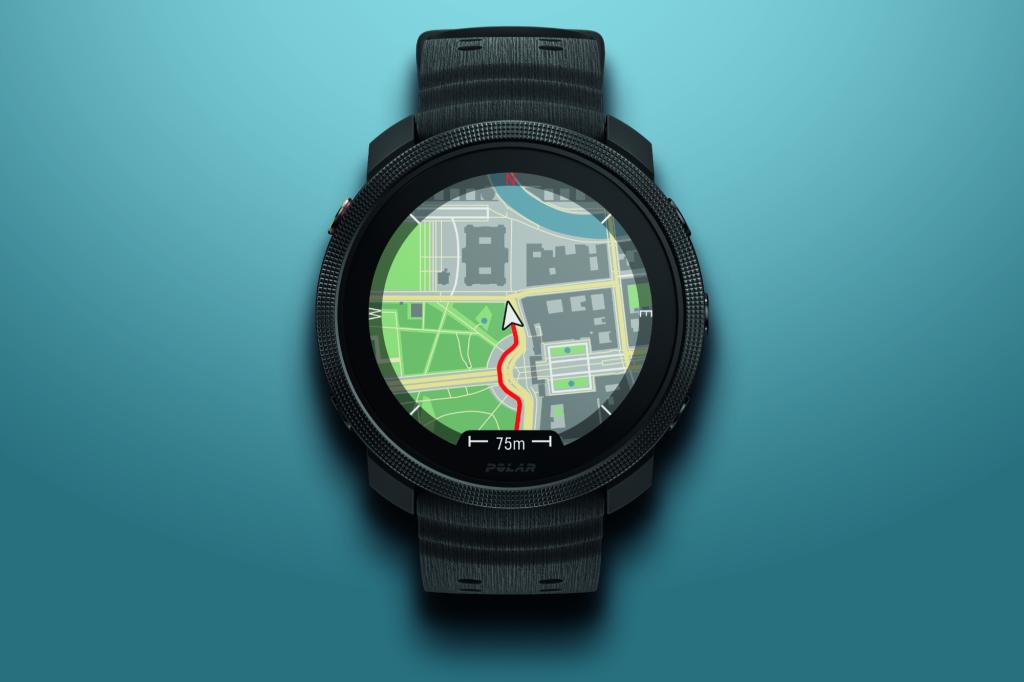 Polar Vantage M3 on blue background