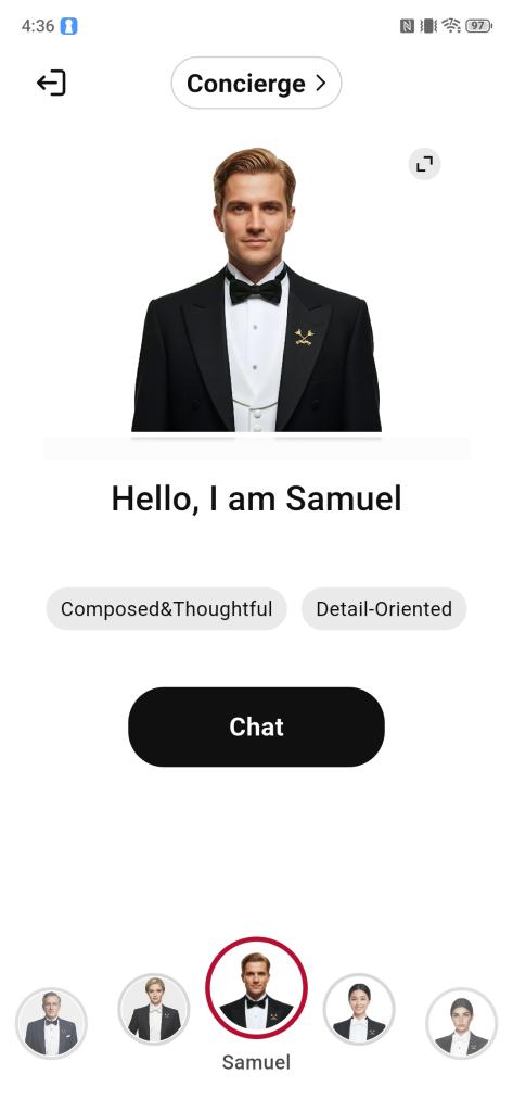 The Vertu Life concierge app