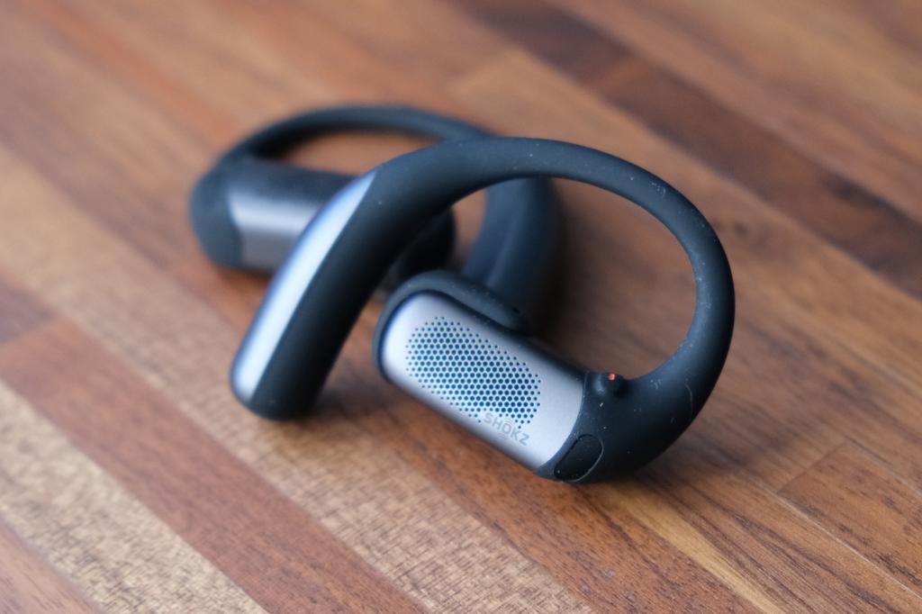 Shokz OpenFit Pro review buds button