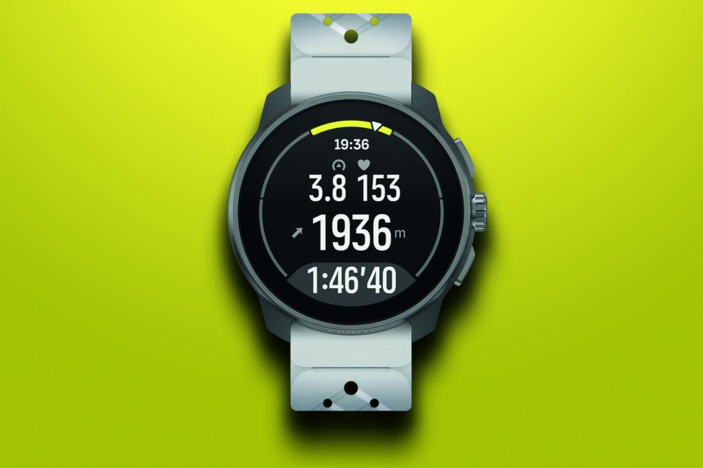 Suunto Race S on lime background