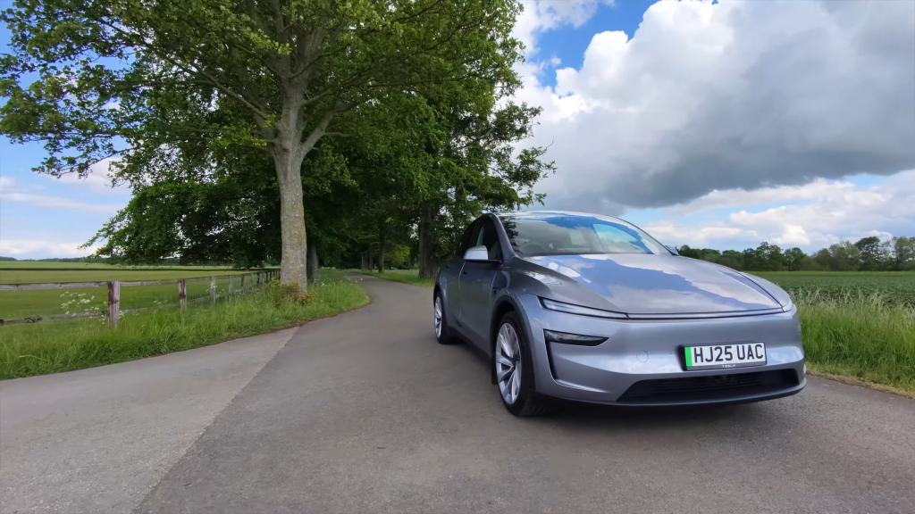 Front of the Tesla New Model Y