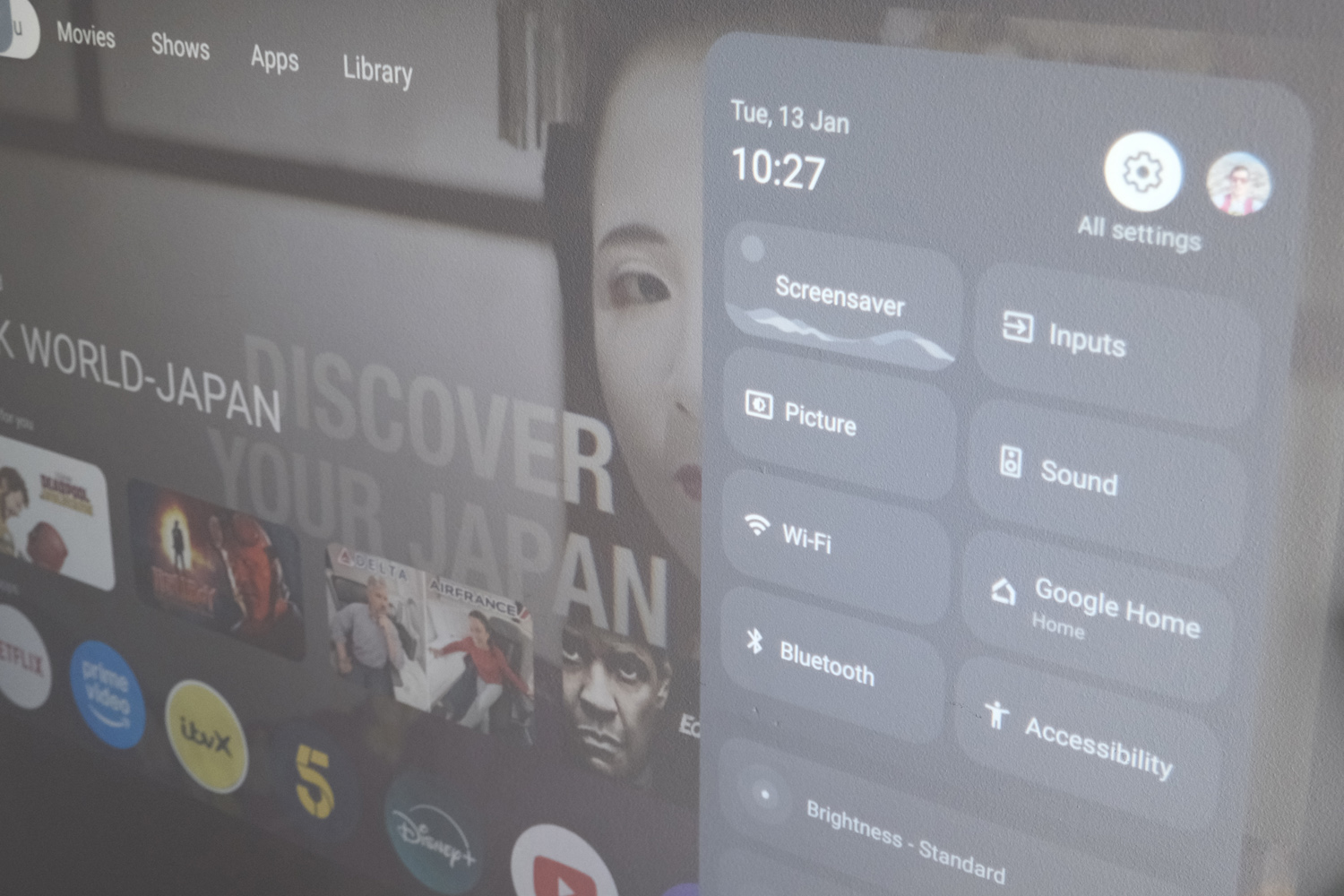 Xgimi Vibe One review settings
