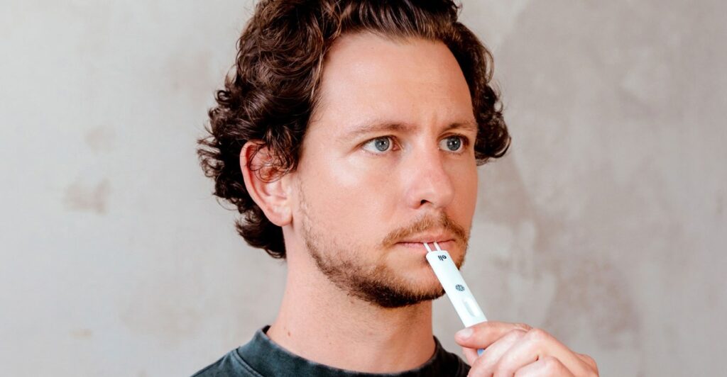 You can now take testosterone tests with a stick, your phone, and some spit