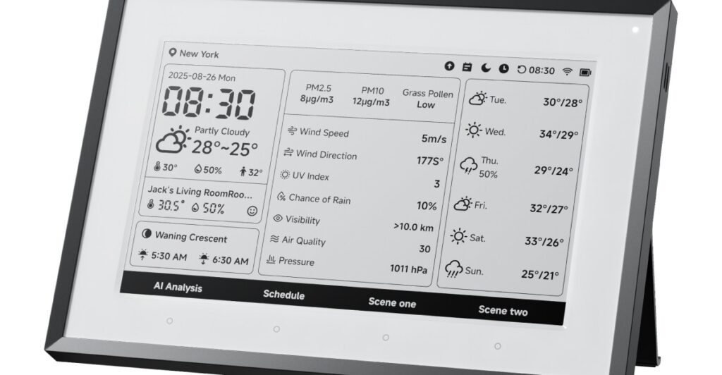 SwitchBot’s new E Ink display seems great for weather nerds