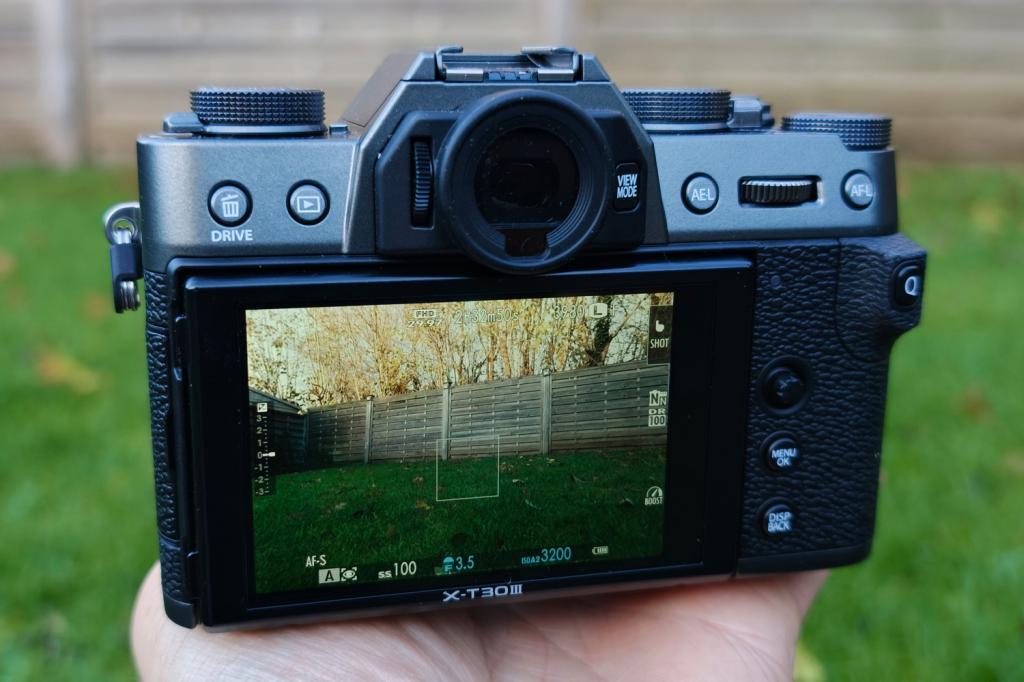 Fujifilm X-T30 III review in hand rear