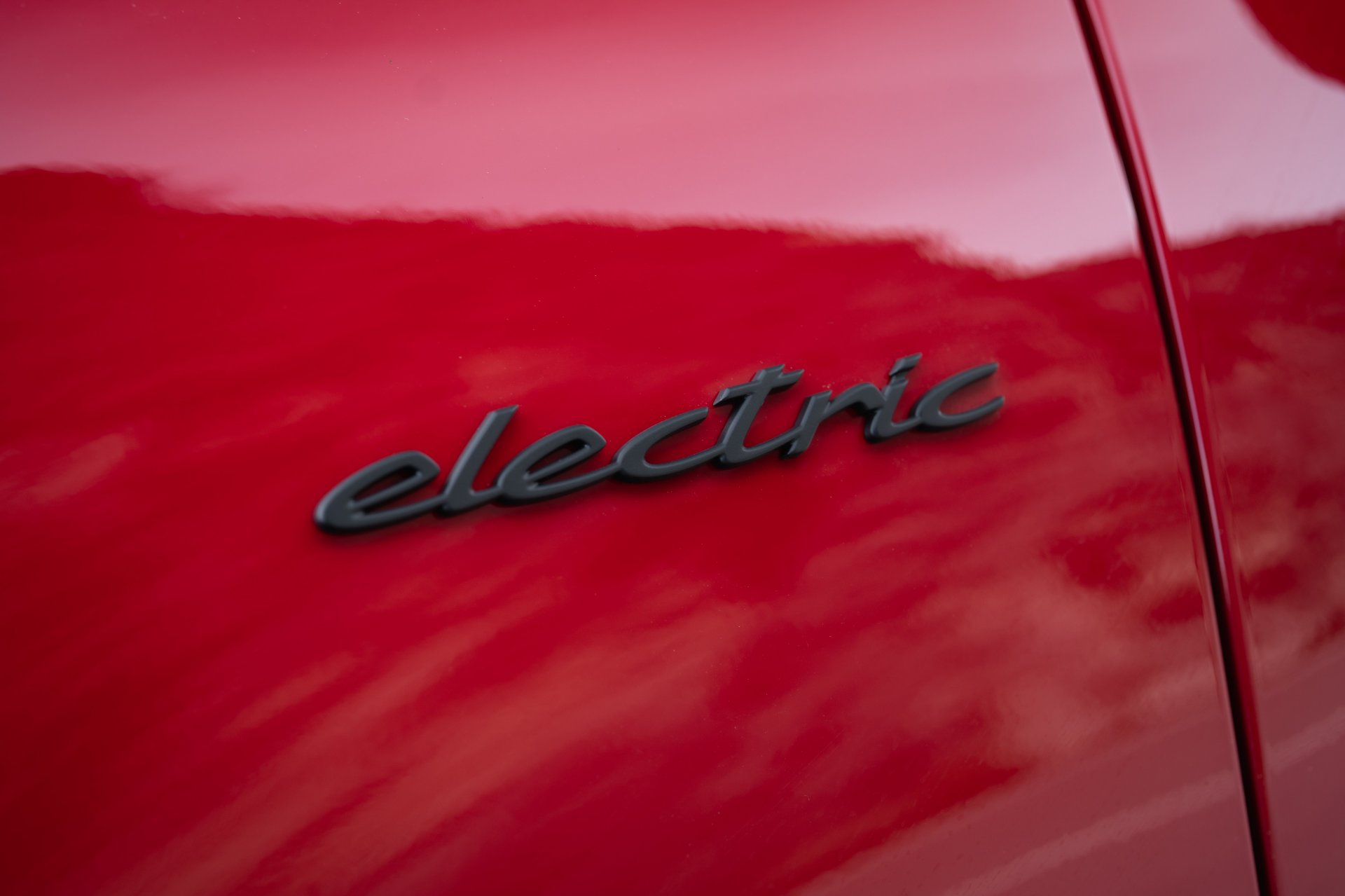 Porsche Macan GTS EV review badge