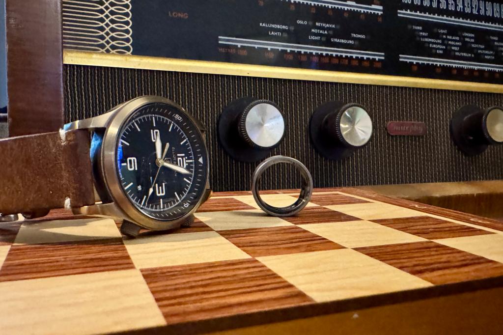 Ultrahuman Ring Air on table