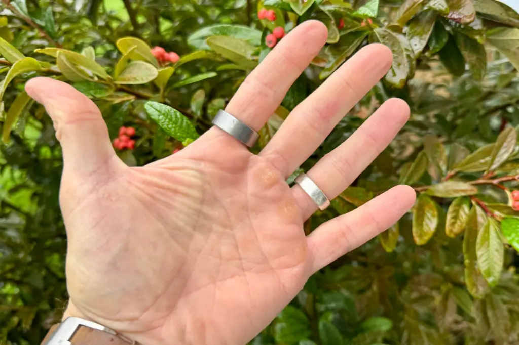 Ultrahuman Ring Air on finger