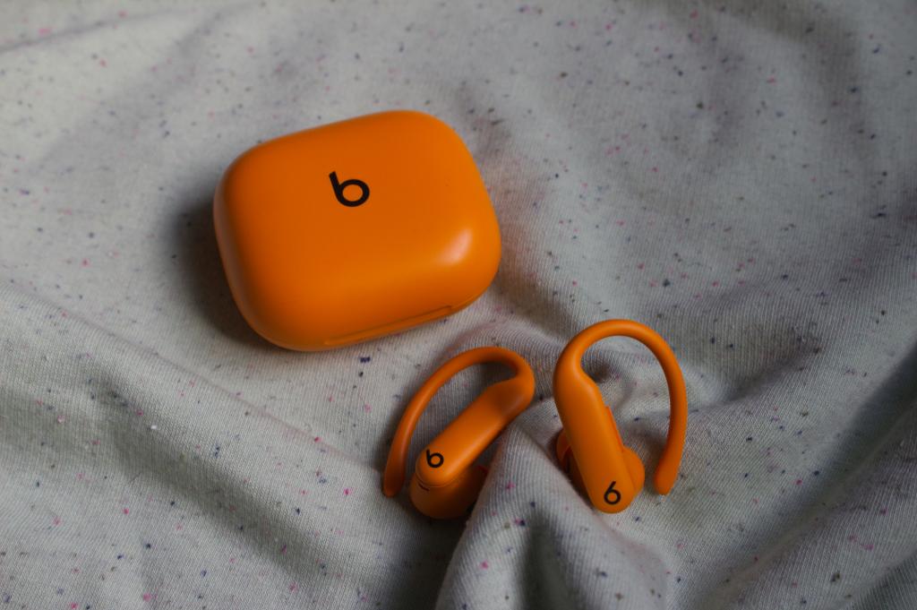 Beats PowerBeats Pro 2 on fabric