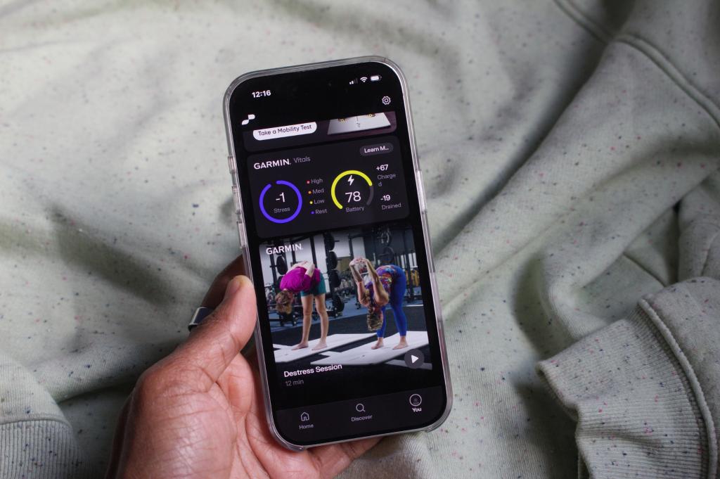 Pliability app on phone screen