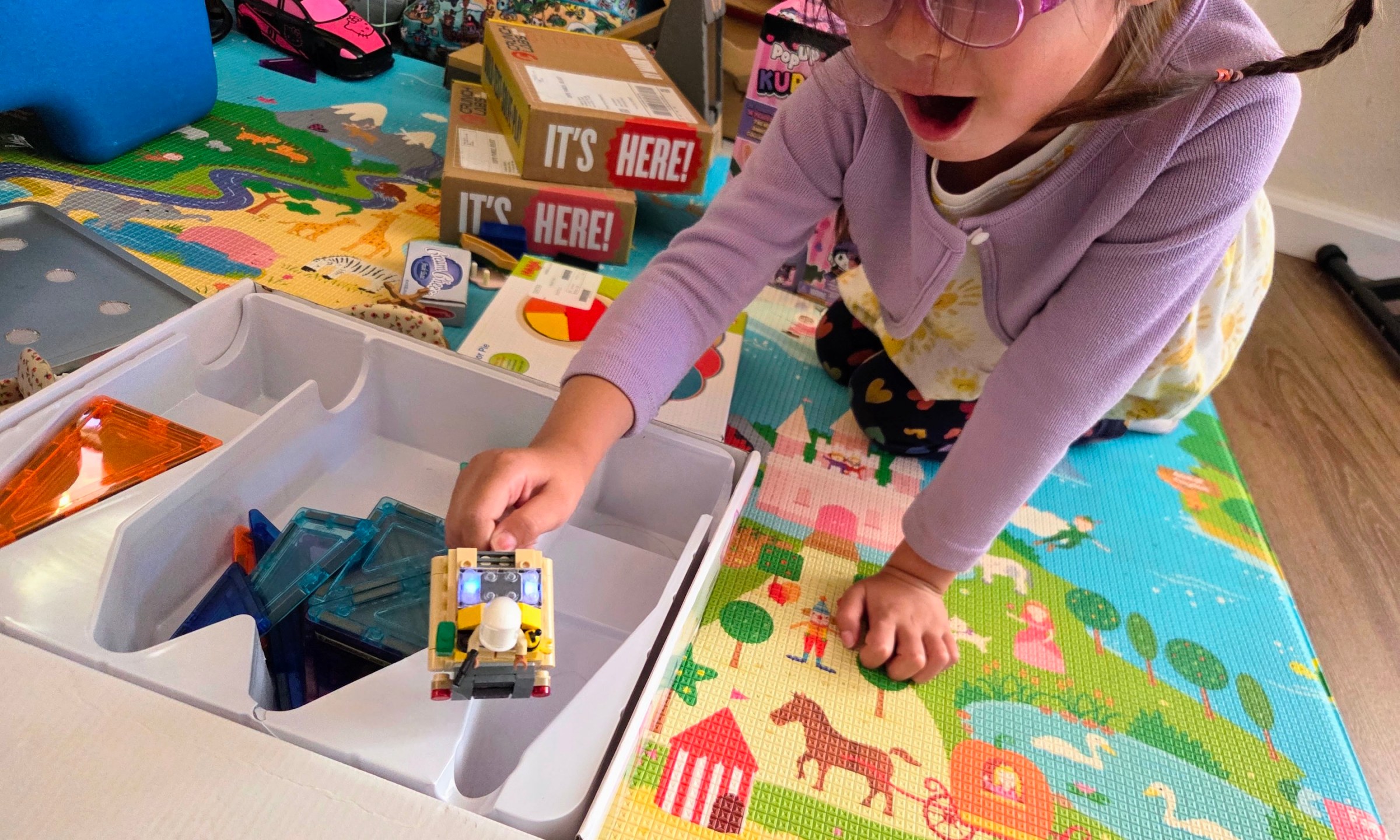 My youngest loved the Smart Brick — for a little while.