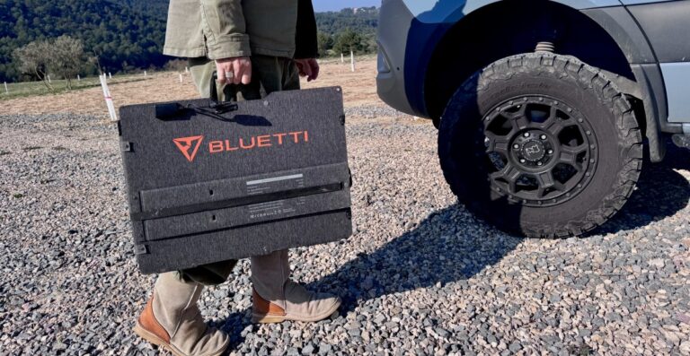 Bluetti’s Sora 500 solar panel is incredibly powerful for its size