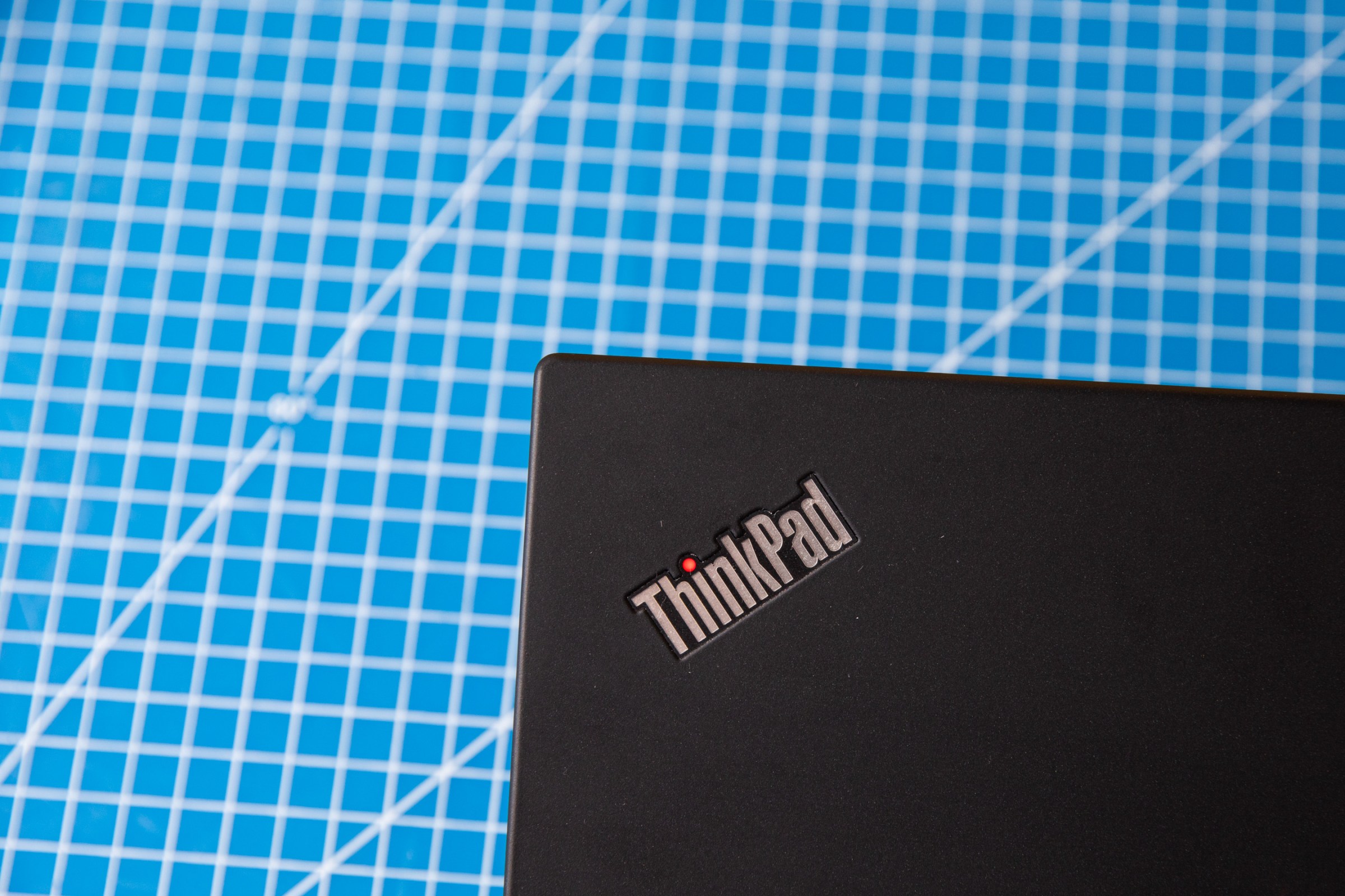 The ThinkPad’s iconic blinking red LED hasn’t gone out yet.
