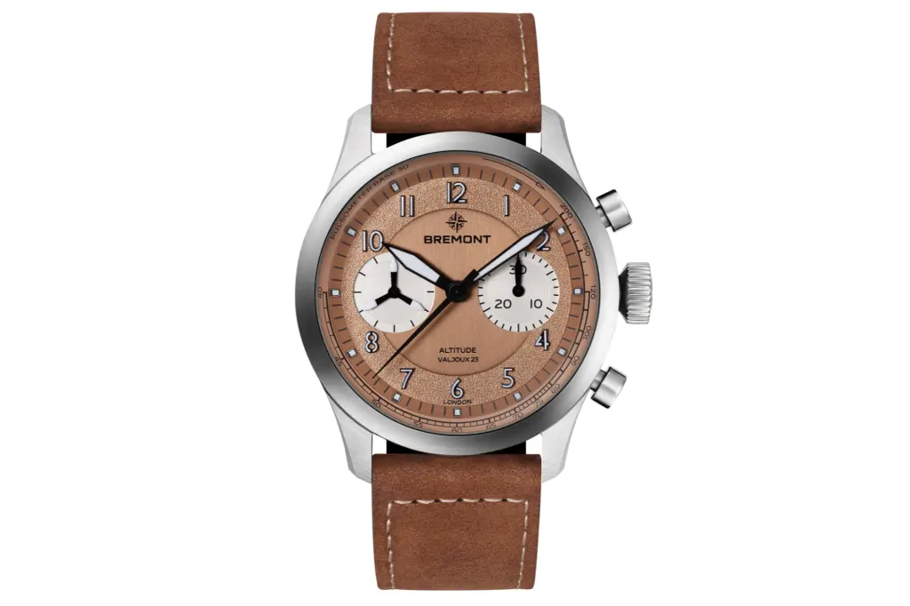 Bremont Altitude Chronograph Pulsograph Valjoux 23 on white background