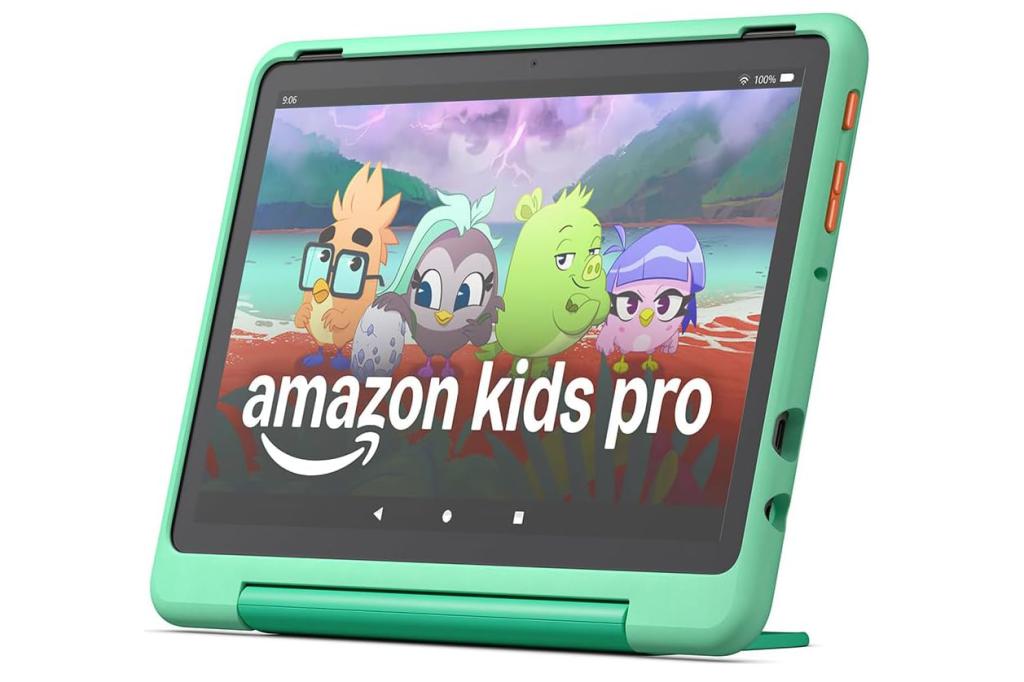 Fire HD 10 Kids Pro on white background