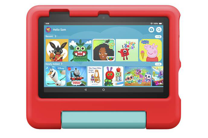 Fire 7 Kids on white background