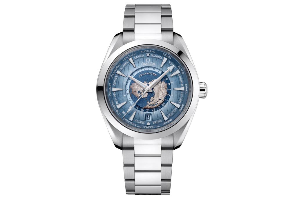 Omega Worldtimer on white background