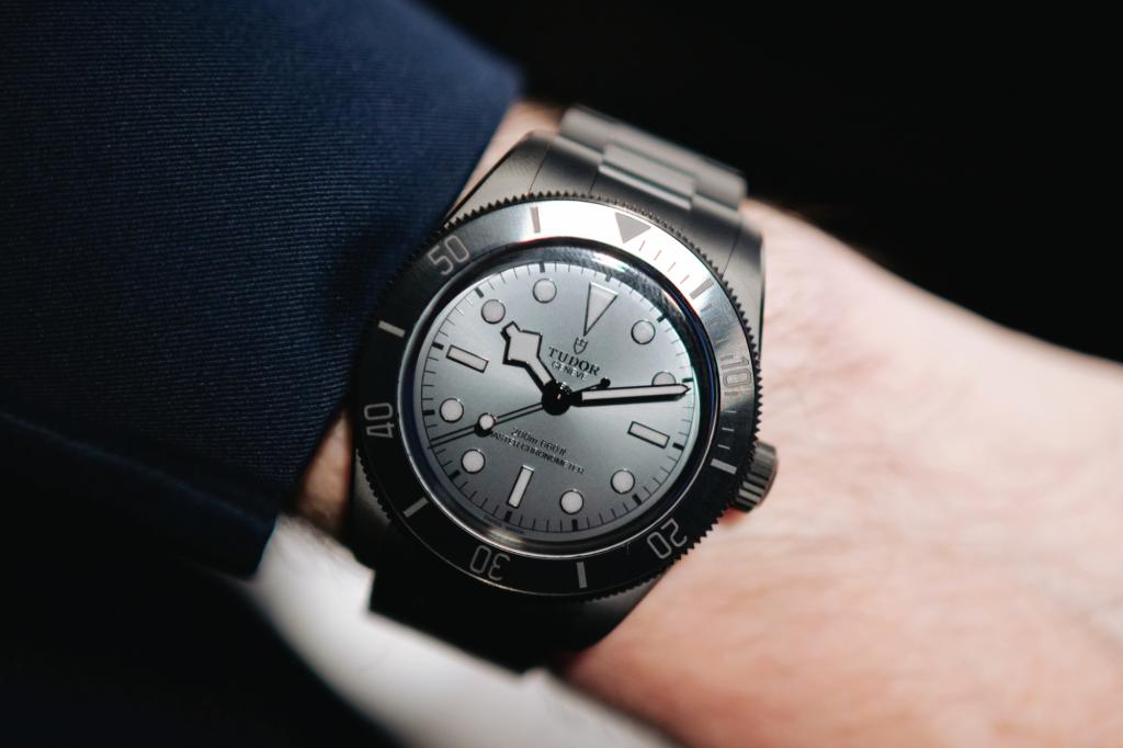 Tudor Black Bay Ceramic on wrist