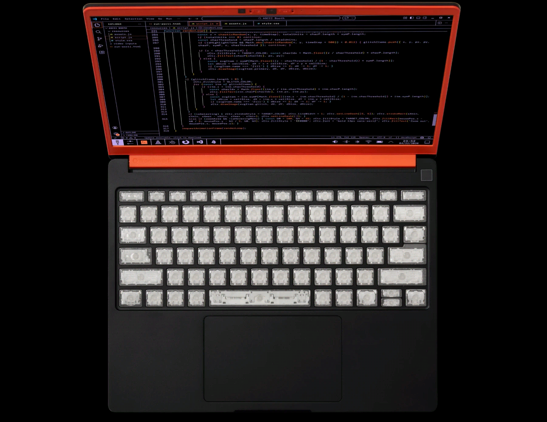 Some customization options for the Framework Laptop 13 Pro.
