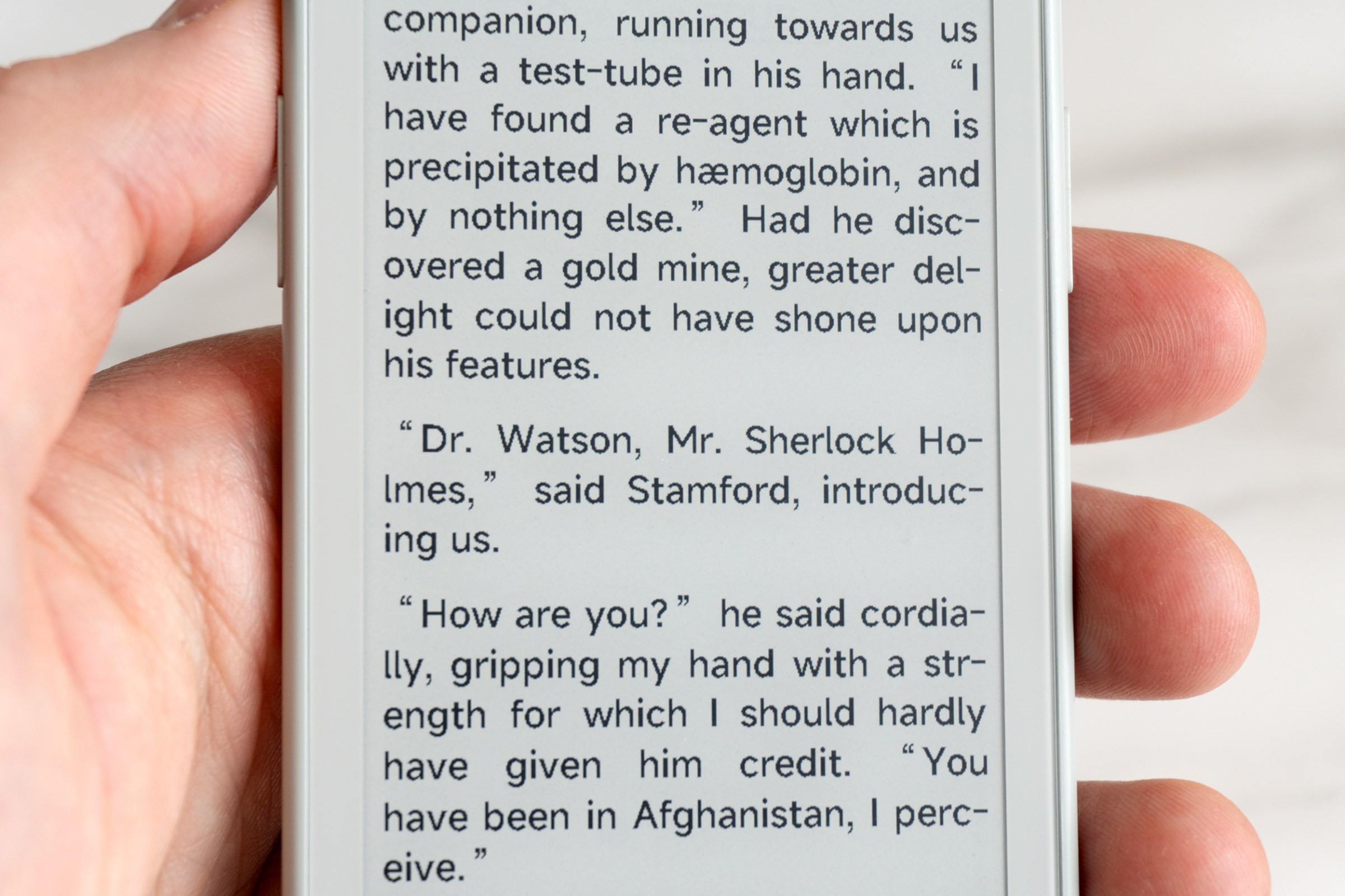 A close-up of text on the Xteink X3 e-reader’s screen.