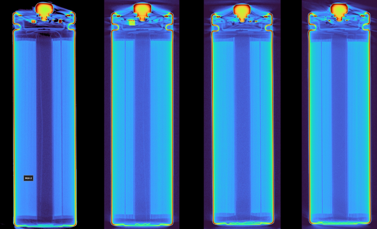 Scans of four different Zepath cells. “The additional Zepath batteries we scanned were consistent in their quality,” writes Hao.