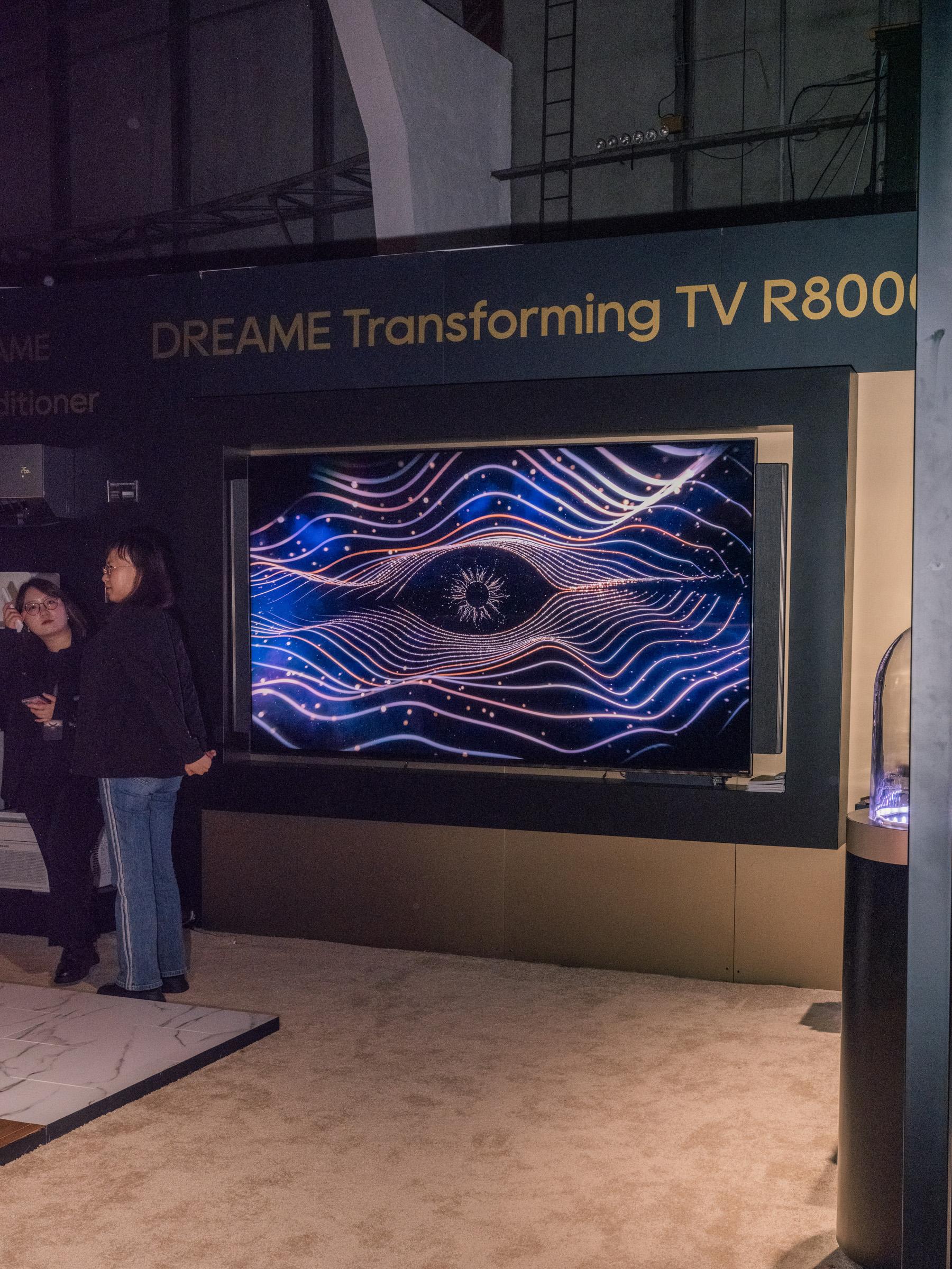 A Dreame TV at the Dreame NEXT event during the Silicon Valley Summit at the Palace of Fine Arts on April 29, 2026 in San Francisco, CA.