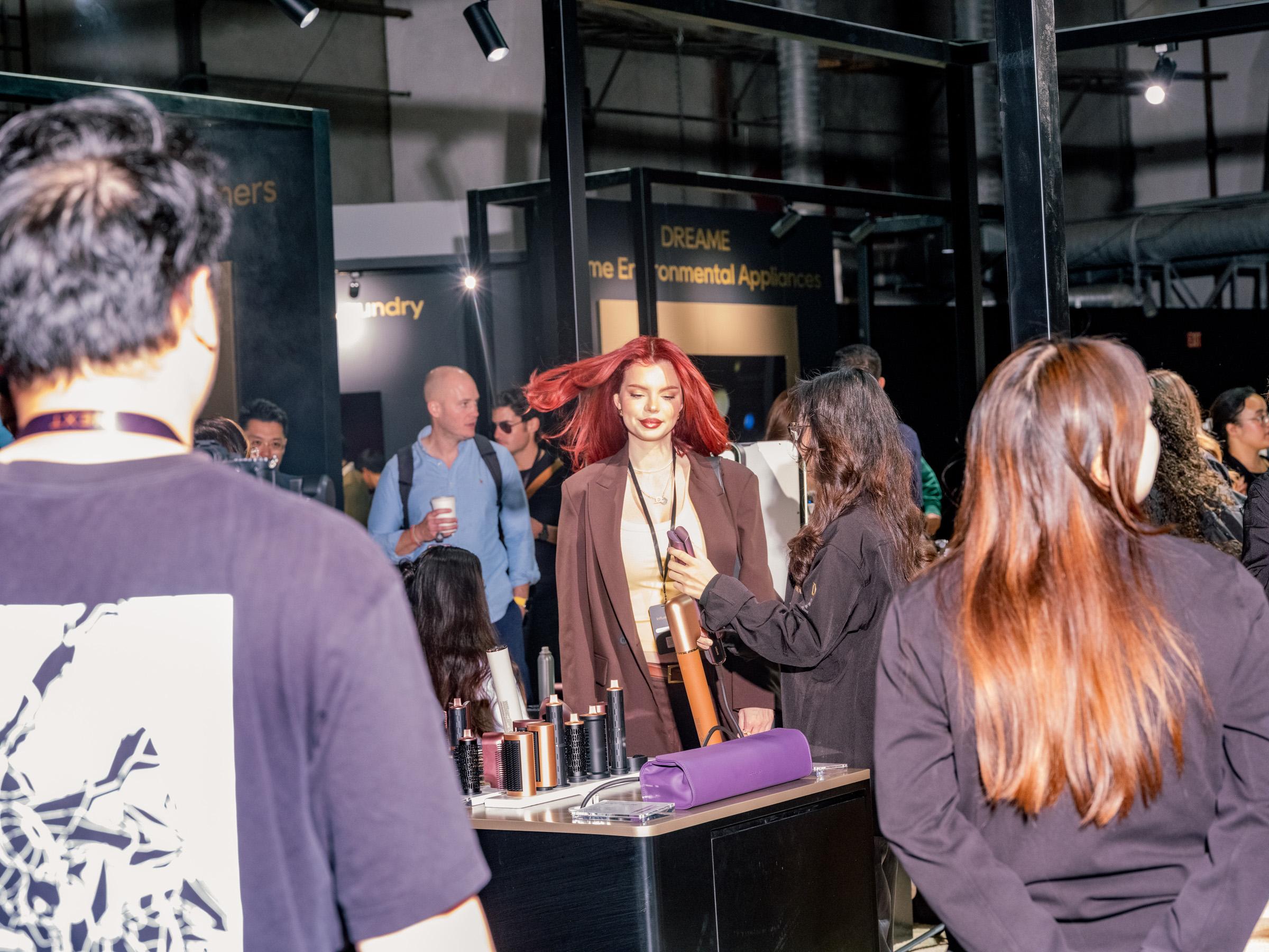 The Influencer “Anastasile” samples beauty products the Dreame NEXT event during the Silicon Valley Summit at the Palace of Fine Arts on April 29, 2026 in San Francisco, CA.