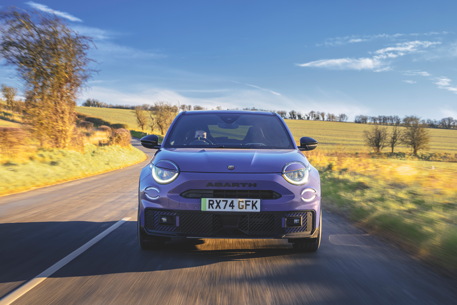 Abarth 600e drive tracking nose