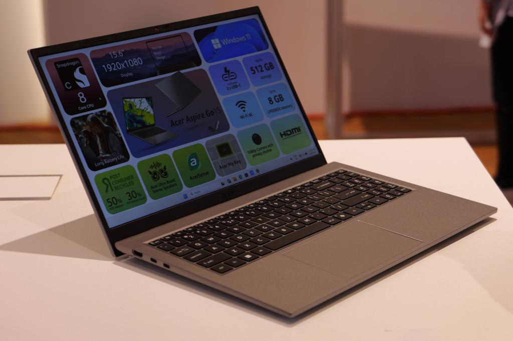 Acer Aspire Go 15 hands-on front