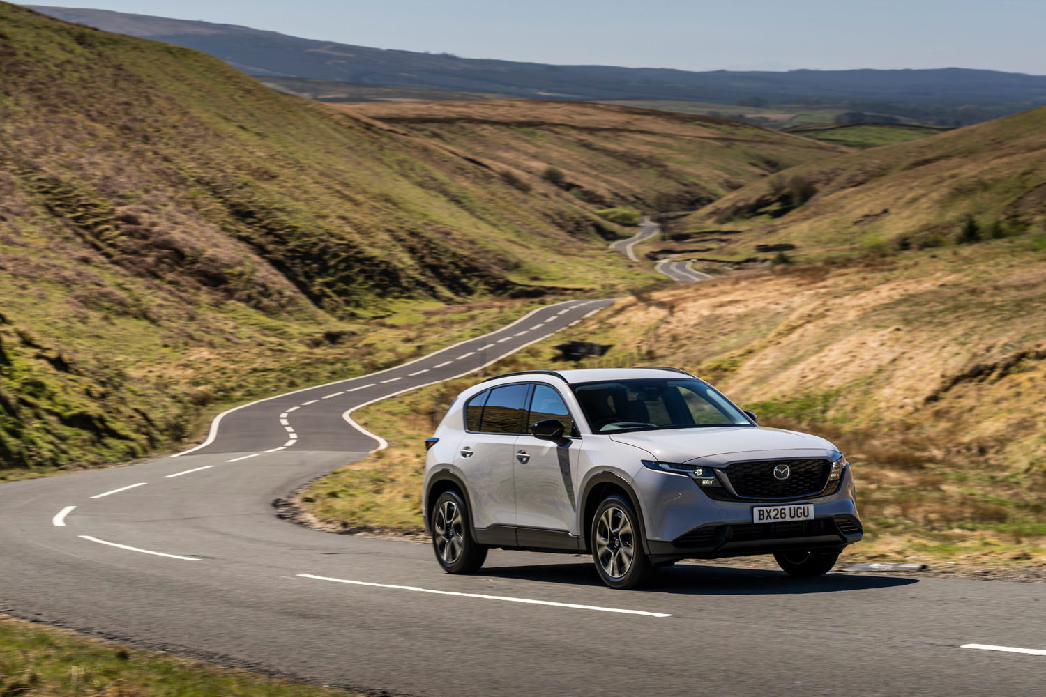 Mazda CX-5 2026 drive cornering front