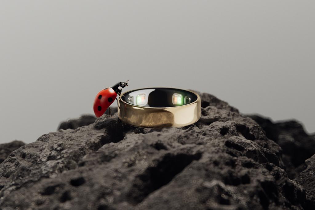 Oura Ring 5 on rock
