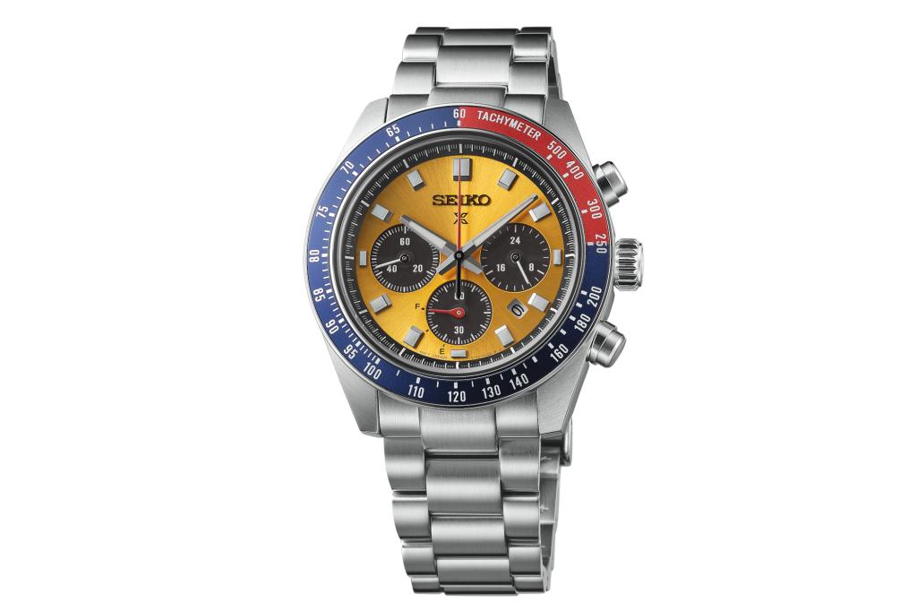 Seiko Prospex ‘Pogue’ Solar Chronograph on white background
