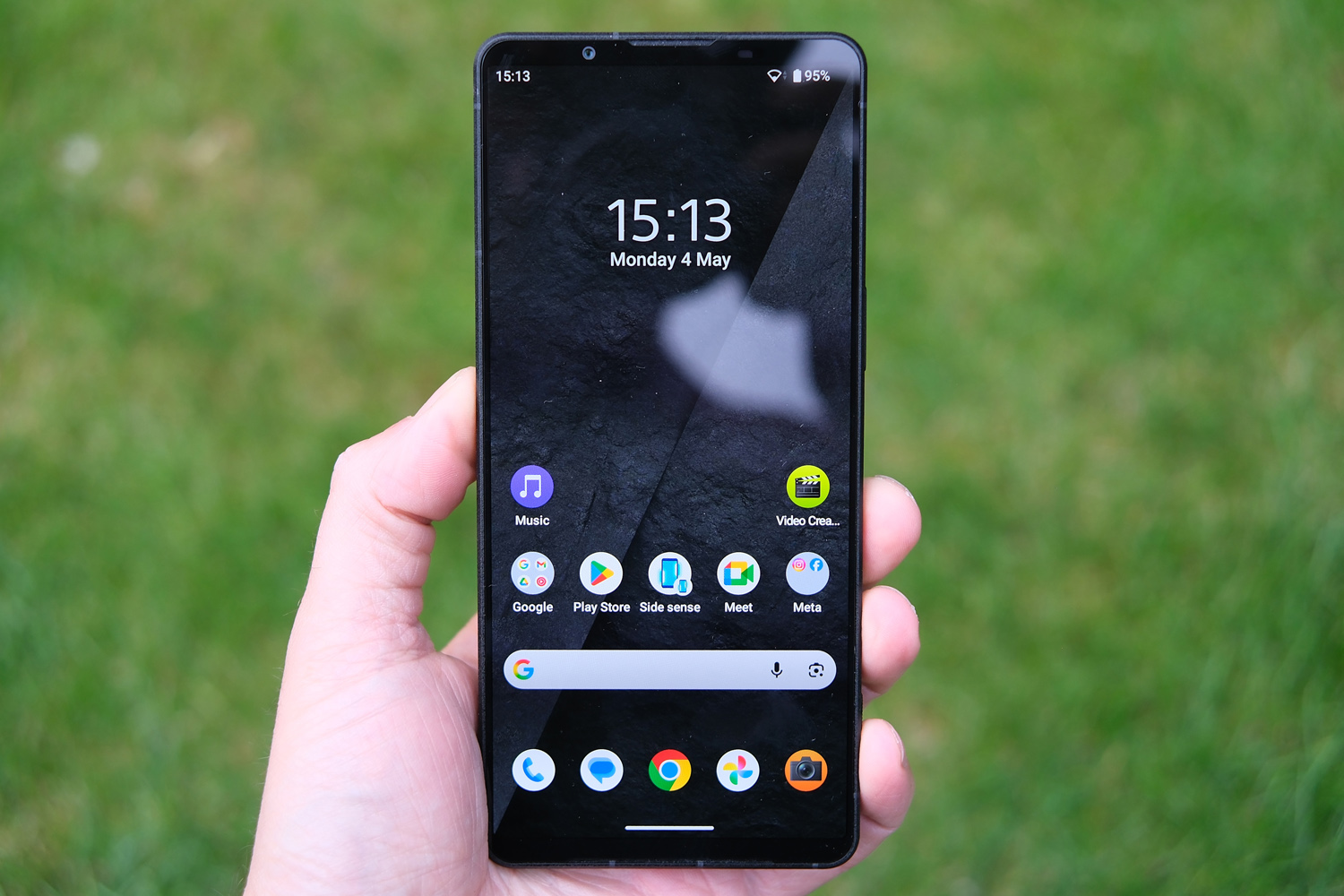 Sony Xperia 1 VIII review in hand front