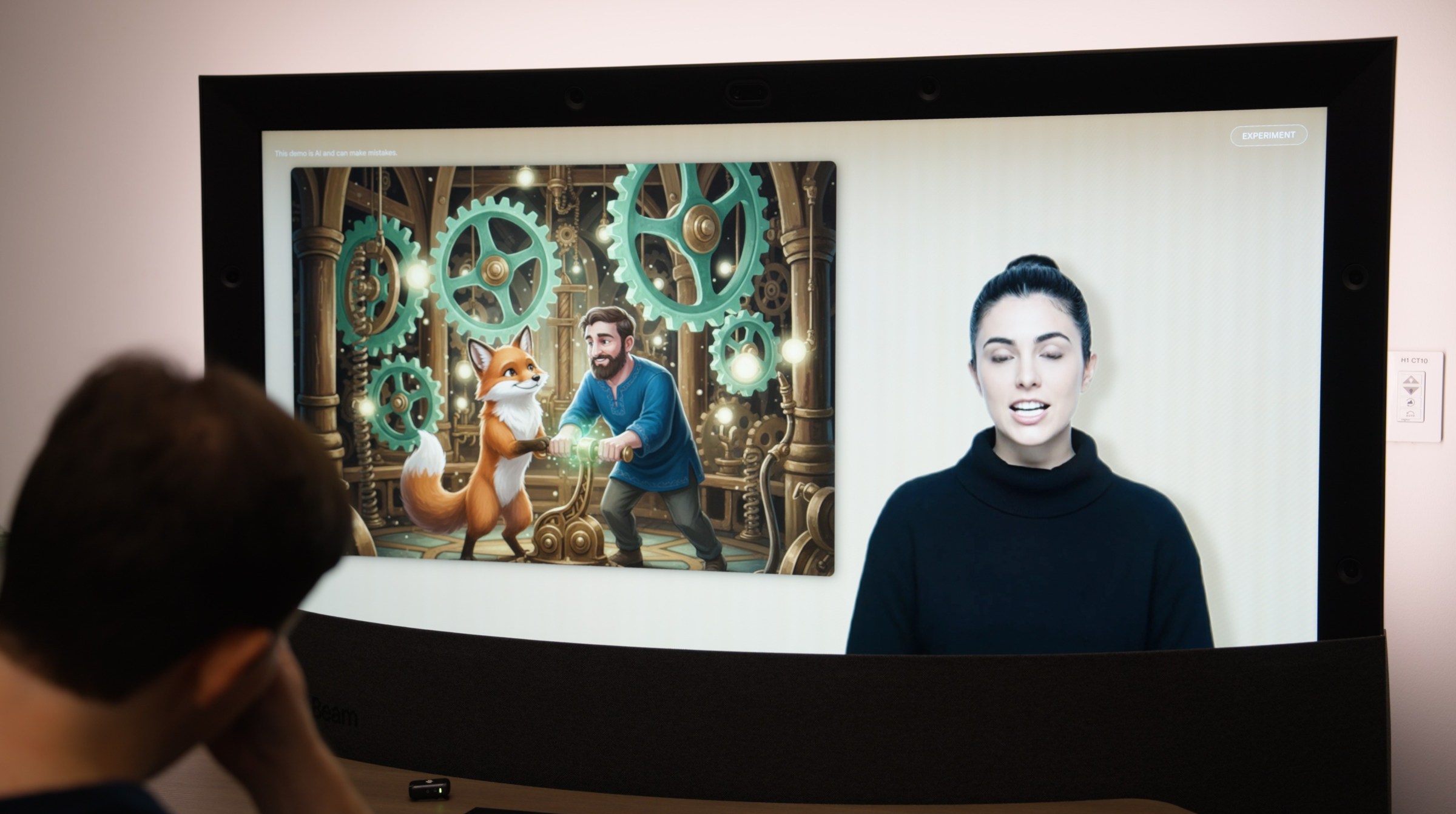 Sophie and the generative AI image.